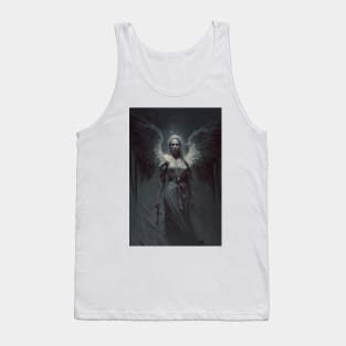 Female Winged Angel, Generative AI Tank Top